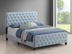 Brand New "Rachel" Bed Delft Blue Queen