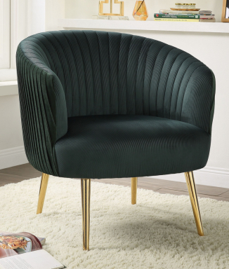 Brand New "Sammy" Green Accent Chair