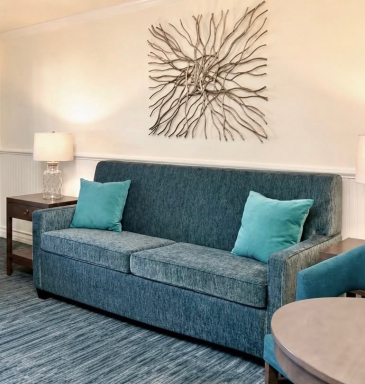 Avila Beach Blue Queen Sleeper Sofa