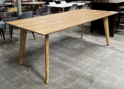 Home Staging Rectangle Ash Wood Dining Table