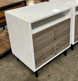 Home Staging Two Tone Nightstand