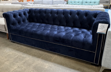 Heritage Velvet Sofa - Midnight Blue