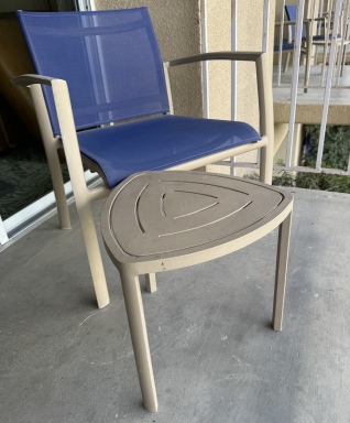 Hyatt Regency - Triangle Outdoor Side Table