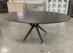 Oval Dining Table (Home Staging Overstock)