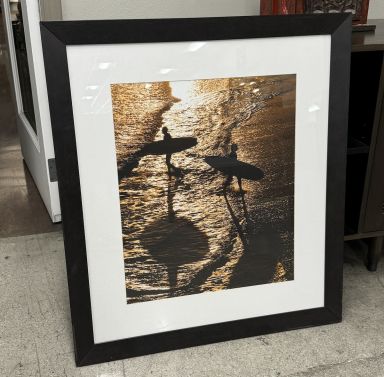 Sepiatone Surfer Print