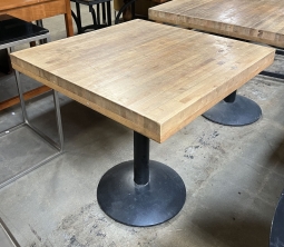 Butcher-Block Restaurant Table