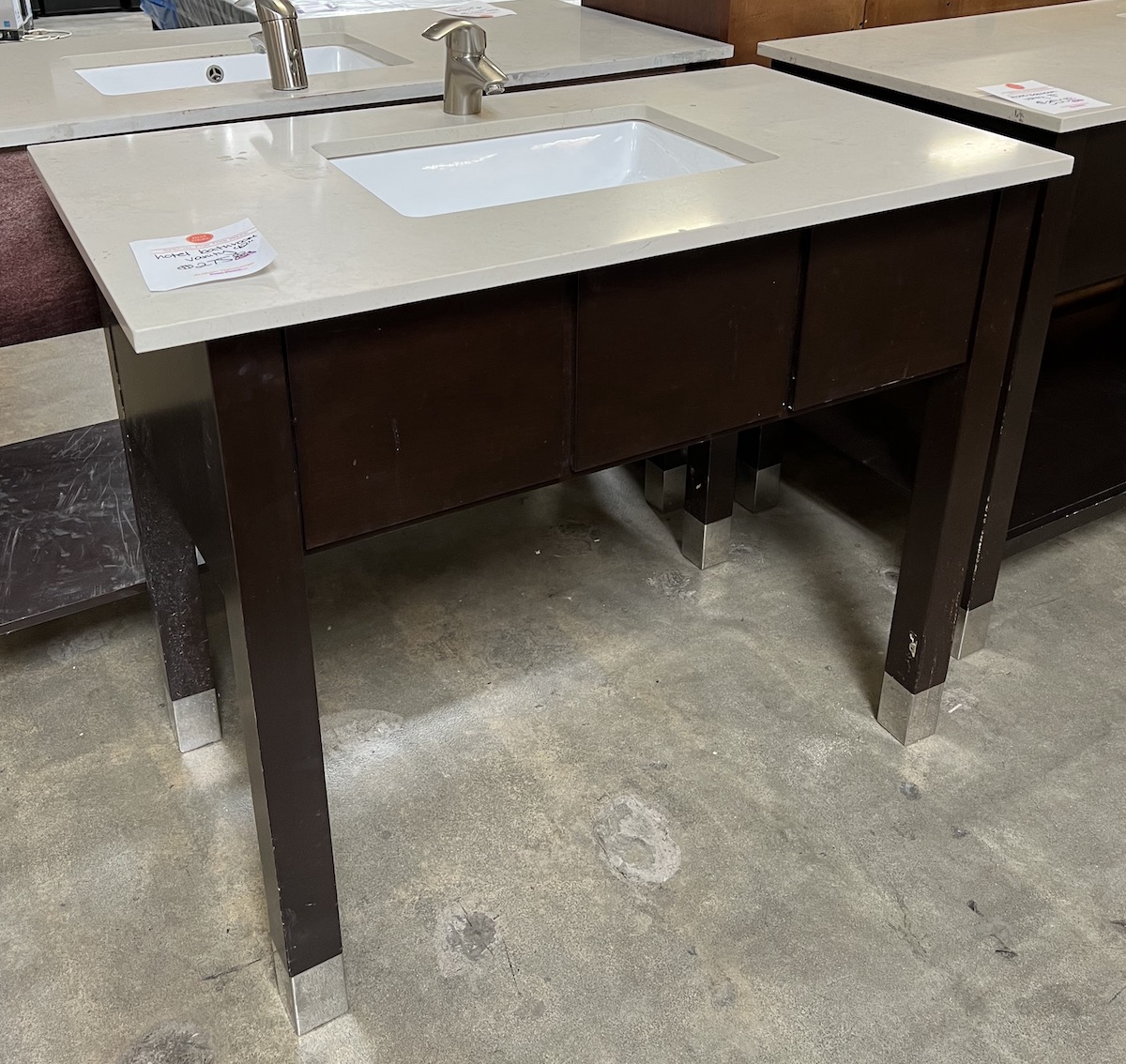 Hotel Surplus Bathroom Vanities w/ Sink and Faucet (Multiple Sizes!)