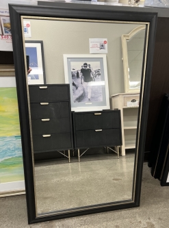 Black Frame Hotel Mirror