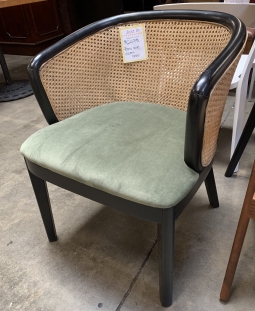 Home Staging Upholstered Rattan Accent Chair (Limited Stock!)