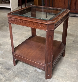 Glass Top End Table - Four Seasons Westlake Village