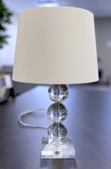 Lucite Sphere Lamp