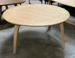 Home Staging Round Natural Finish Coffee Table