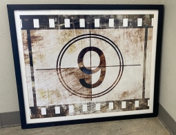 Large Hotel Print in Black Frame (29" x 36")