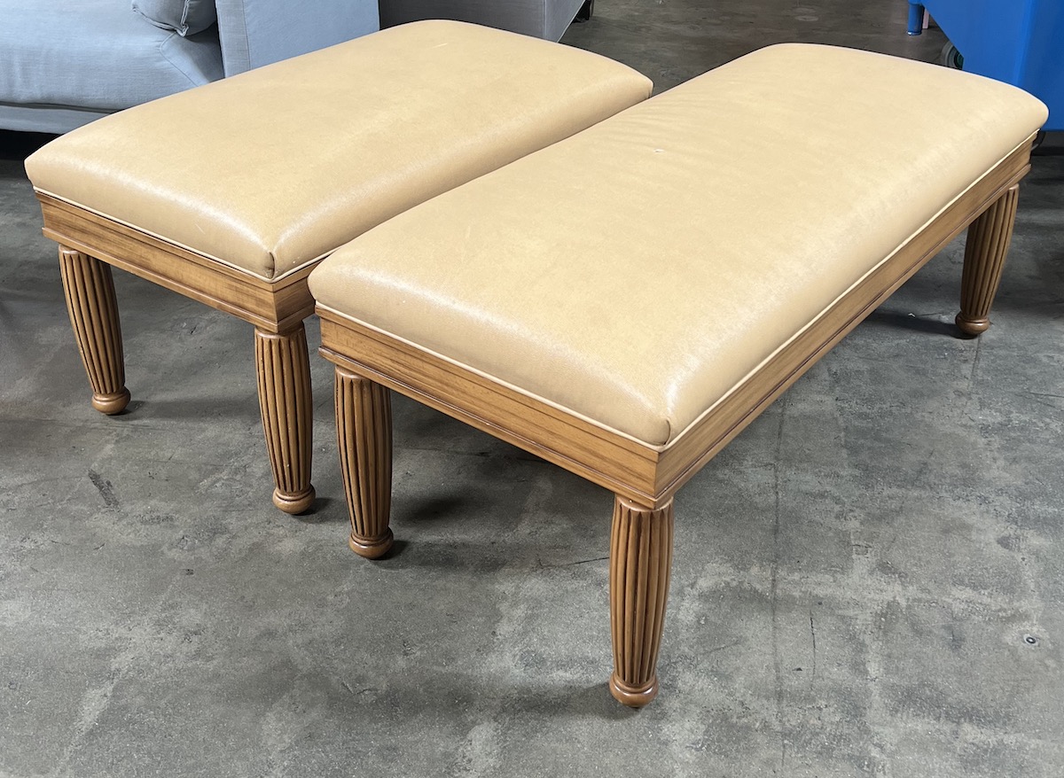 Hotel Surplus: Bench large 47" - Fashion Island Hotel Newport Beach
