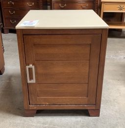 Stone-Top Amenity Cabinet
