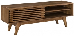 Rev Mid-Century Inspired 48" Walnut TV Stand