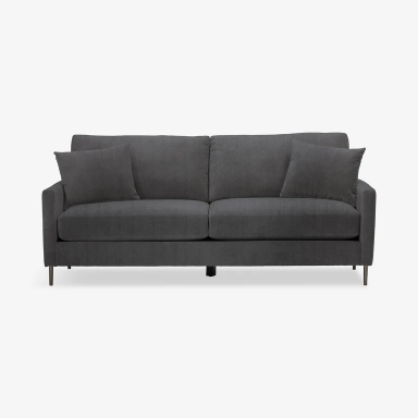Charlie Sofa - Charcoal - Home Staging Overstock