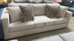 Semi-Custom "Conquest" Sofa in Whitewash by Christopher Robbins