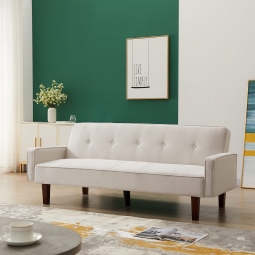 White Adjustable Sofa - Manufacturer Overstock