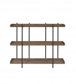 Lawson Bookcase - Aged Walnut Finish