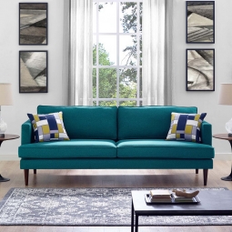 Brand New "Agatha" Teal Sofa