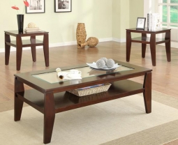 Scott Glass & Wood Table Set