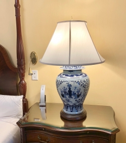 Four Seasons Westlake Blue & White Table Lamp