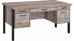 Weathered Oak Office Desk