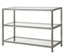 Lloyd Black Nickel Console