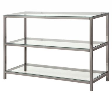 Lloyd Black Nickel Console