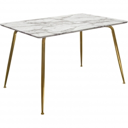 Chance Faux-Marble Dining Table (47")