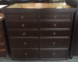 Pebble Beach Mini-Bar Cabinet with Grainte Top