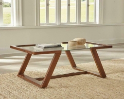 Liam Wood & Glass coffee table