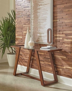 Liam Wood & Glass sofa table