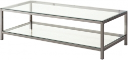 Lloyd Black Nickel Coffee Table