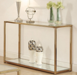 Cally Glass & Mirror Console