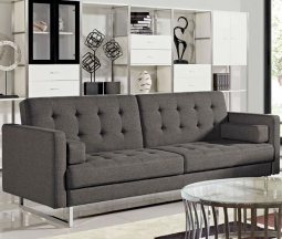 Opus Convertible Sofa Gray